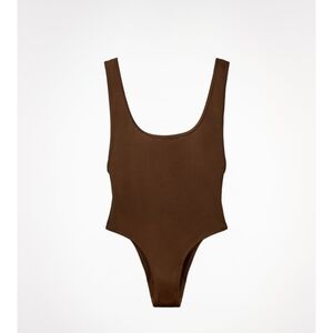 Zara bodysuit swim suite color chocolate